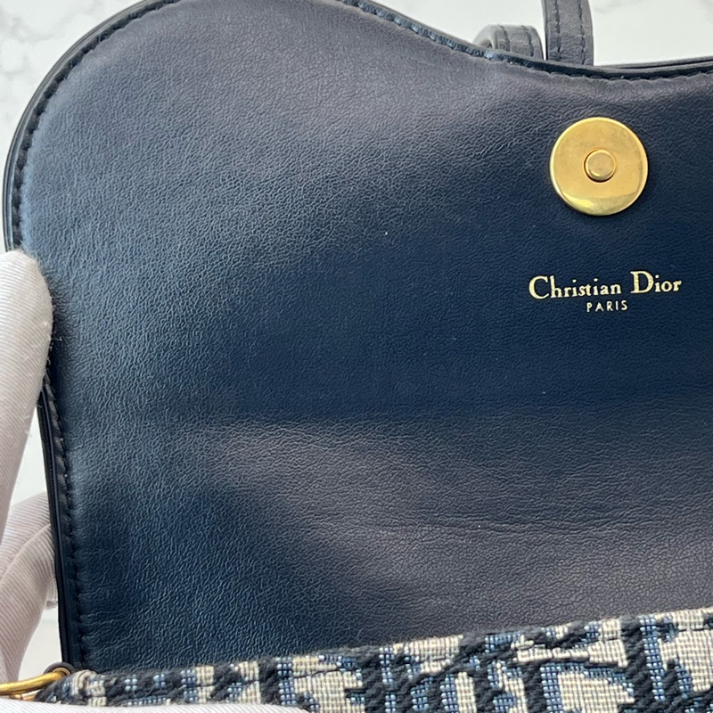 💗香緹國際精品💗 778 Dior Saddle WOC #鏈帶包#手拿包-4