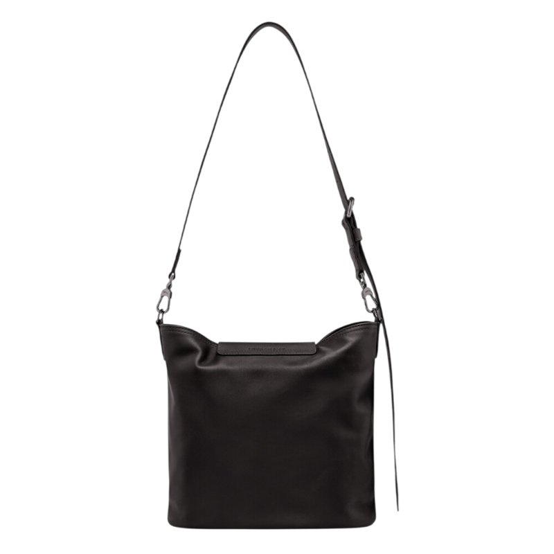 【LONGCHAMP】Le Pliage Xtra 牛皮 肩揹袋 肩背包 斜背包 水桶包 黑色 10341987001-4