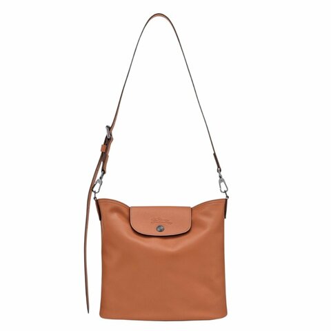 【LONGCHAMP】Le Pliage Xtra 牛皮 肩揹袋 肩背包 斜背包 水桶包 腰果色 10341987M19