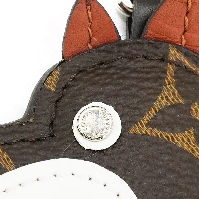 Louis Vuitton 展示品 帆布小狗造型吊飾鑰匙扣(MP1995-咖)-5