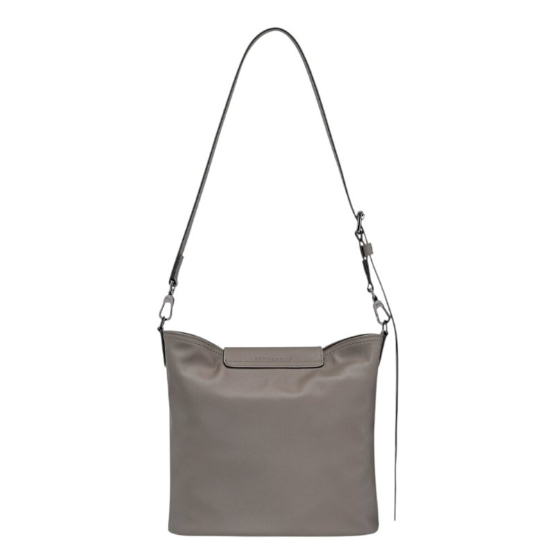 【LONGCHAMP】Le Pliage Xtra 牛皮 肩揹袋 肩背包 斜背包 水桶包 灰色 斑鳩色 10341987P55-3