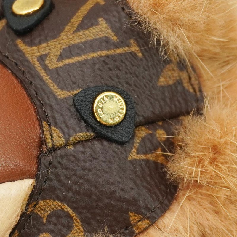 Louis Vuitton 展示品 獅子造型包飾鑰匙扣(M69512-咖)-5
