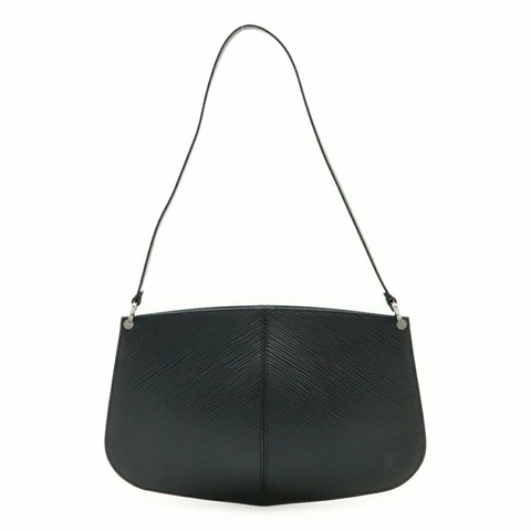 路易威登 Epi 皮革 Pochette Demi Lune 黑色肩背包 (M52622)