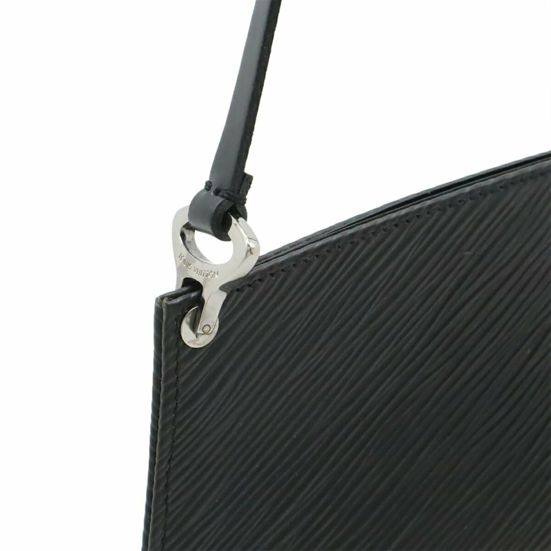 路易威登 Epi 皮革 Pochette Demi Lune 黑色肩背包 (M52622)-4