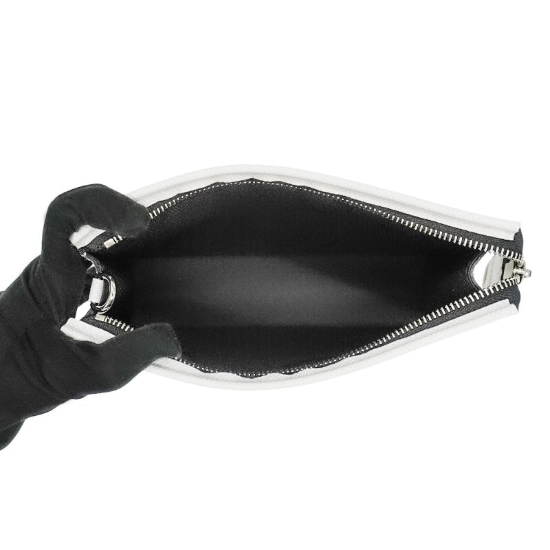 Louis Vuitton 展示品 Gaston Taïga牛皮拚帆布斜背包(M30935-白)-4