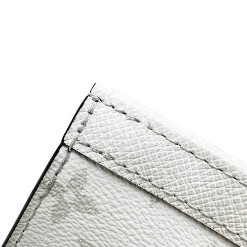 Louis Vuitton 展示品 Gaston Taïga牛皮拚帆布斜背包(M30935-白)-7