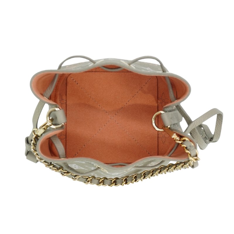 Louis Vuitton 展示品 Mahina漸層穿孔小牛皮二用水桶包(M82731-灰)-4