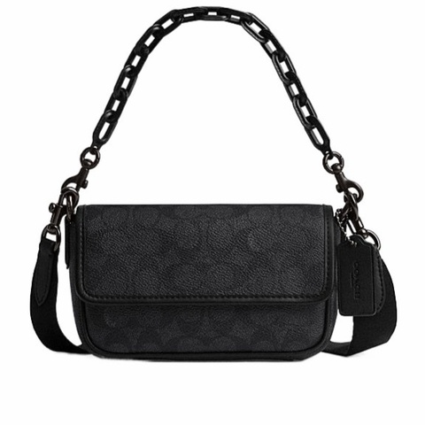 Coach 女士 翻蓋單肩包均碼碼17.5cm*6cm*11cm