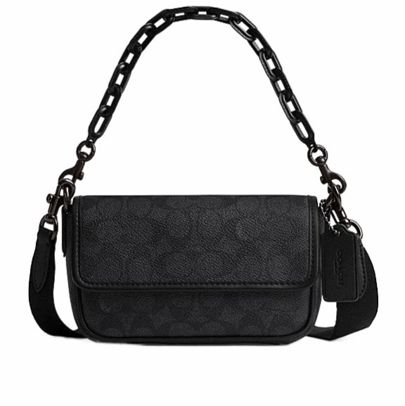 Coach 女士 翻蓋單肩包均碼碼17.5cm*6cm*11cm-0
