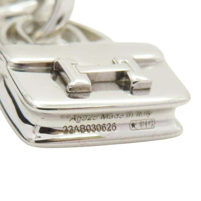 925純銀 Constance Amulette經典H LOGO 手提包造型墜飾 項鍊【HERMES 愛馬仕】-7
