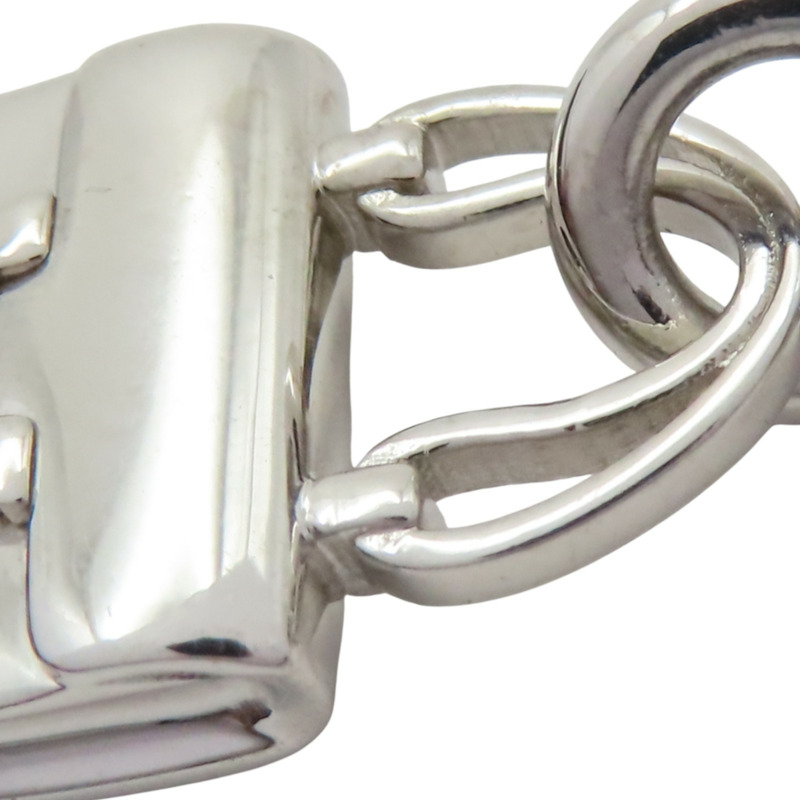 925純銀 Constance Amulette經典H LOGO 手提包造型墜飾 項鍊【HERMES 愛馬仕】-8