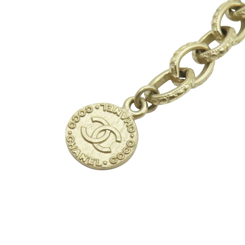 白色 人造珍珠 雙C 金屬 長項鍊【CHANEL 香奈兒】-7