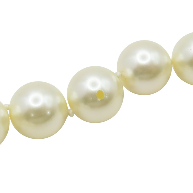 白色 人造珍珠 雙C 金屬 長項鍊【CHANEL 香奈兒】-10