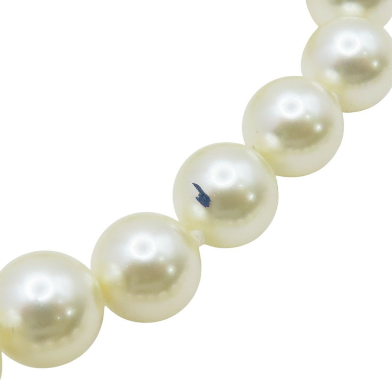 白色 人造珍珠 雙C 金屬 長項鍊【CHANEL 香奈兒】-12