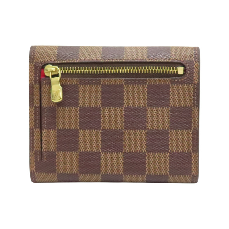 棕色 棋盤格 帆布 Portefeuille Koala 三折短夾 N60005【LOUIS VUITTON LV 路易威登】 N60005-1