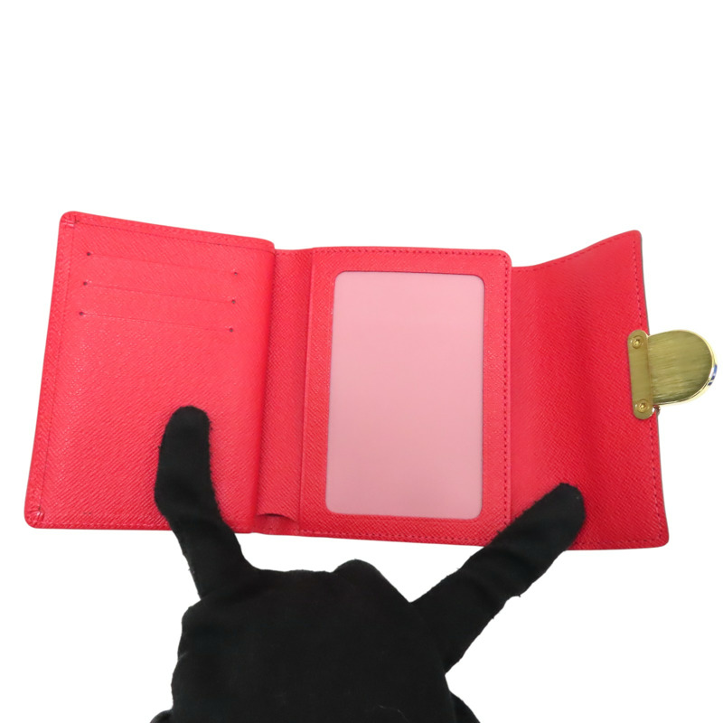 棕色 棋盤格 帆布 Portefeuille Koala 三折短夾 N60005【LOUIS VUITTON LV 路易威登】 N60005-4