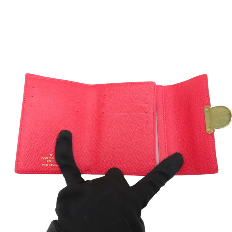棕色 棋盤格 帆布 Portefeuille Koala 三折短夾 N60005【LOUIS VUITTON LV 路易威登】 N60005-5