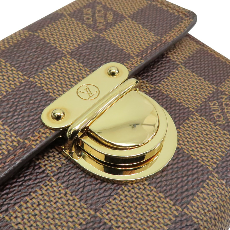 棕色 棋盤格 帆布 Portefeuille Koala 三折短夾 N60005【LOUIS VUITTON LV 路易威登】 N60005-9