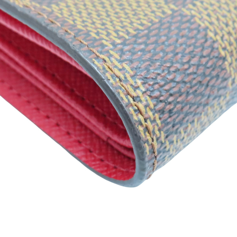 棕色 棋盤格 帆布 Portefeuille Koala 三折短夾 N60005【LOUIS VUITTON LV 路易威登】 N60005-11