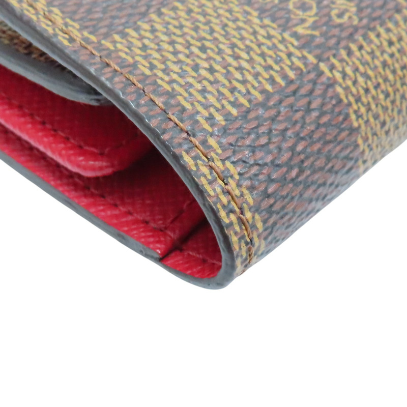 棕色 棋盤格 帆布 Portefeuille Koala 三折短夾 N60005【LOUIS VUITTON LV 路易威登】 N60005-13