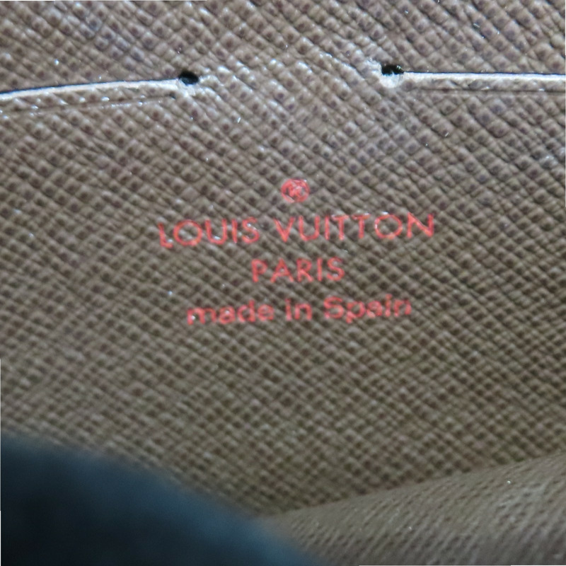 棕色 棋盤格 帆布 Portefeuille Sistine 兩折長夾 N61747【LOUIS VUITTON LV 路易威登】 N61747-8
