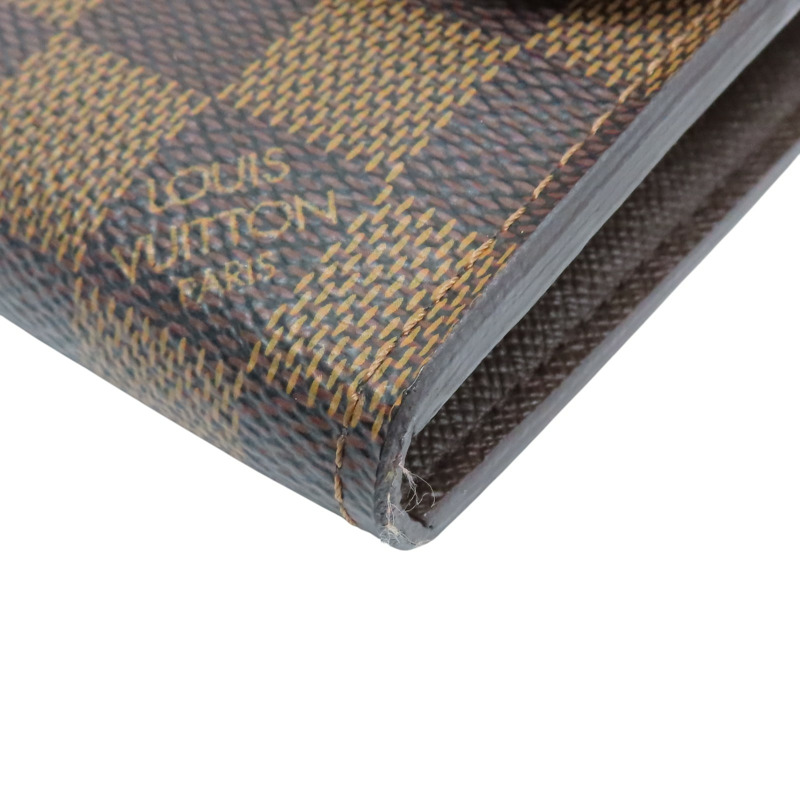 棕色 棋盤格 帆布 Portefeuille Sistine 兩折長夾 N61747【LOUIS VUITTON LV 路易威登】 N61747-15