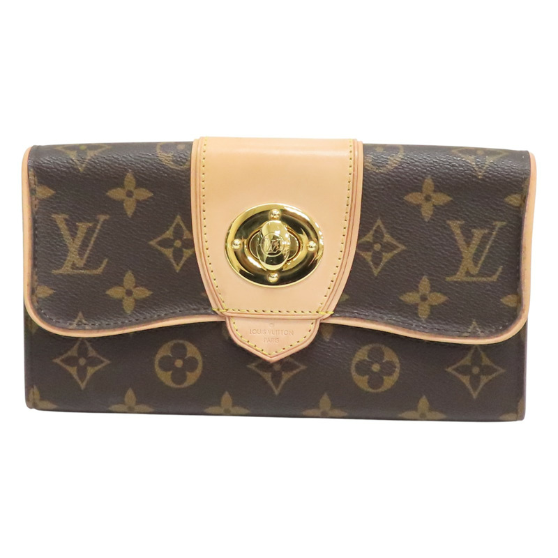 棕色 原花帆布 BOETIE 兩折長夾 M63220【LOUIS VUITTON LV 路易威登】 M63220-0