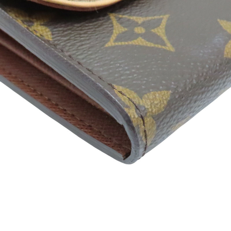 棕色 原花帆布 BOETIE 兩折長夾 M63220【LOUIS VUITTON LV 路易威登】 M63220-14