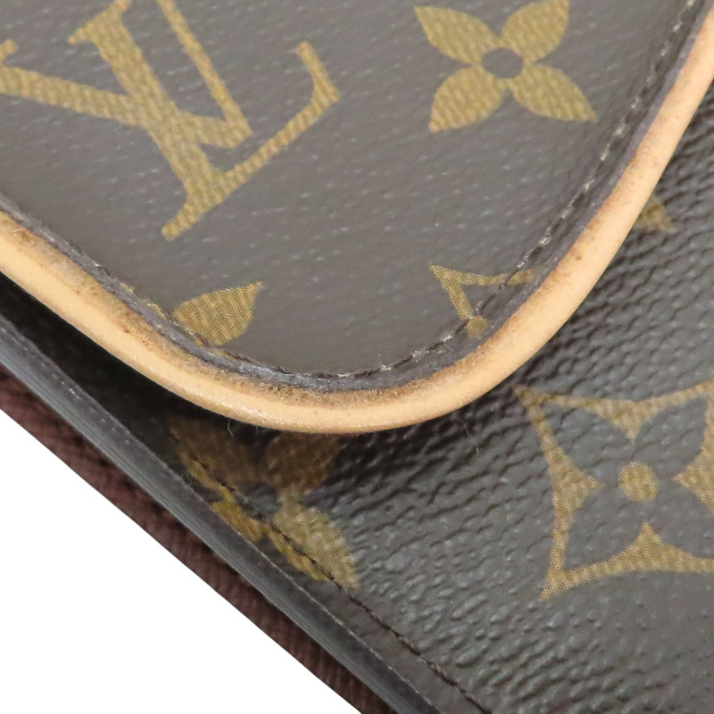 棕色 原花帆布 BOETIE 兩折長夾 M63220【LOUIS VUITTON LV 路易威登】 M63220-19