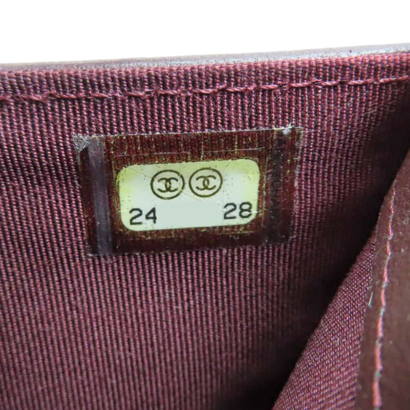 黑色 菱格紋牛皮 三折 扣式長夾【CHANEL 香奈兒】 A31506-13