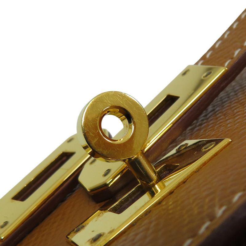 金棕色 Epsom牛皮 Kelly To Go Wallet 肩背包 U刻 金扣【HERMES 愛馬仕】-13