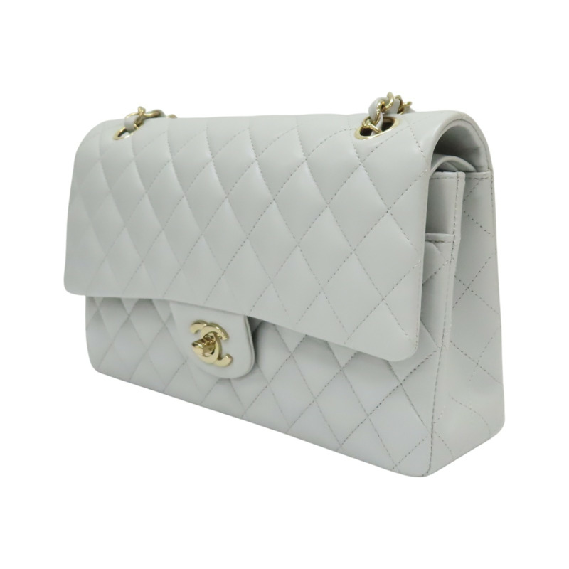淺灰色 菱格紋 羊皮 COCO 25 肩背包 AO1112【CHANEL 香奈兒】 AO1112-2