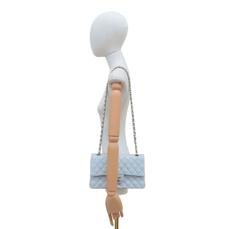 淺灰色 菱格紋 羊皮 COCO 25 肩背包 AO1112【CHANEL 香奈兒】 AO1112-14