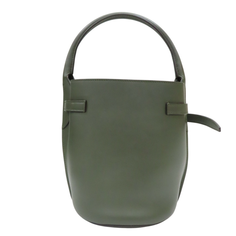 綠色 皮革 Big Bag Bucket 水桶包 肩背包【CELINE 賽琳】 183353-1