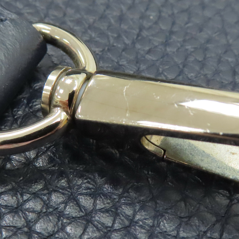 深藍色 Togo牛皮 Evelyne 16 肩背包 A刻 銀扣【HERMES 愛馬仕】 H069426CC-12