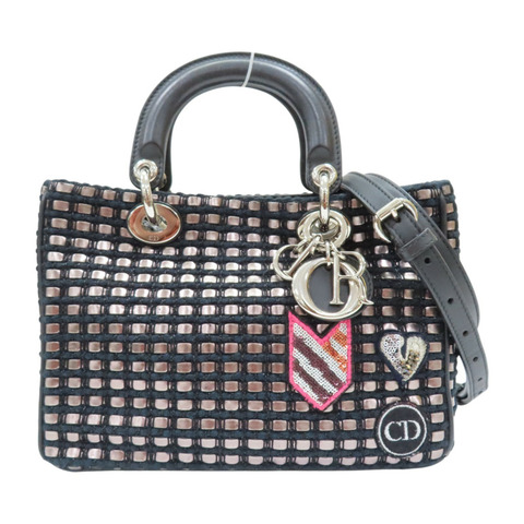 黑色 羊皮 Lady Dior 兩用包 限量版【Dior 迪奧】