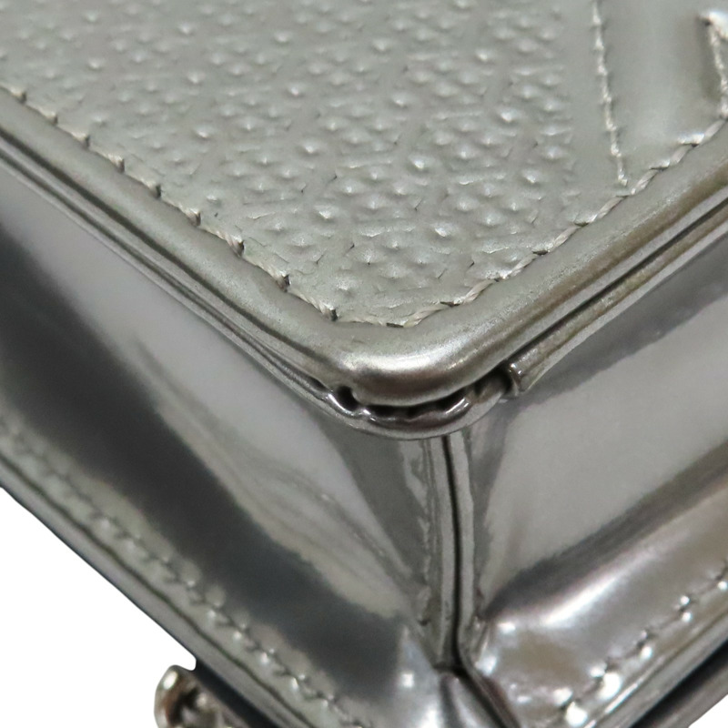 銀色 牛皮 Diorama WOC 肩背包【Dior 迪奧 】-16