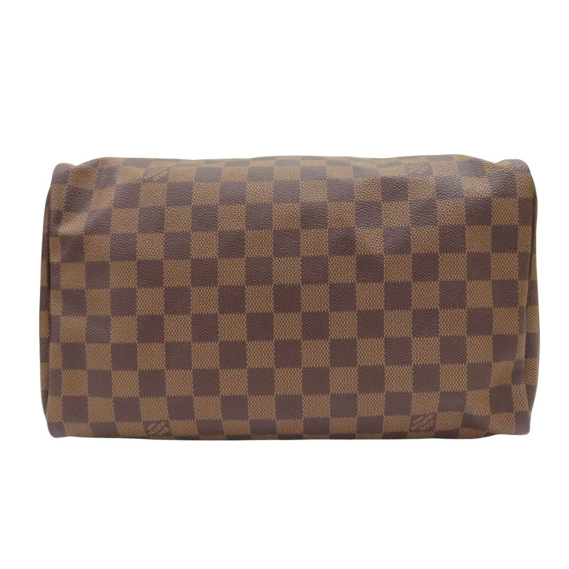 棕色 棋盤格帆布 Speedy 30 波士頓 手提包【LOUIS VUITTON LV 路易威登】 N41531-3