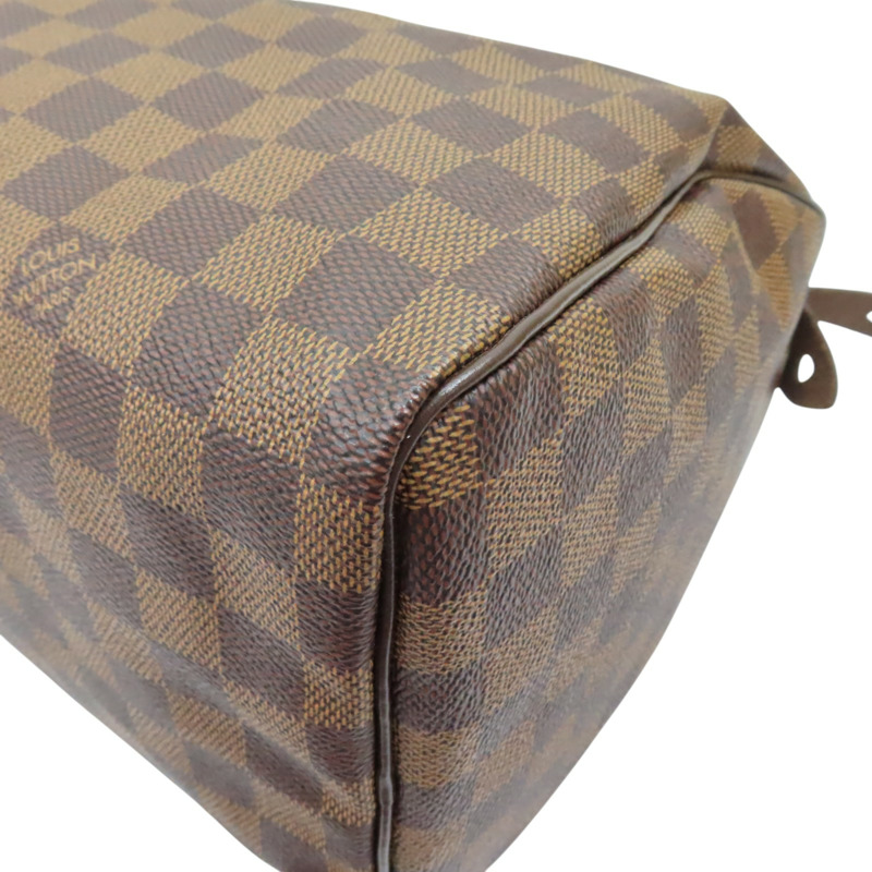 棕色 棋盤格帆布 Speedy 30 波士頓 手提包【LOUIS VUITTON LV 路易威登】 N41531-9