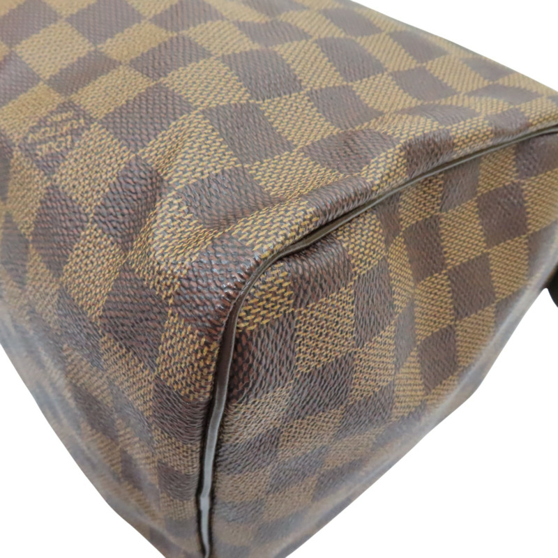 棕色 棋盤格帆布 Speedy 30 波士頓 手提包【LOUIS VUITTON LV 路易威登】 N41531-11
