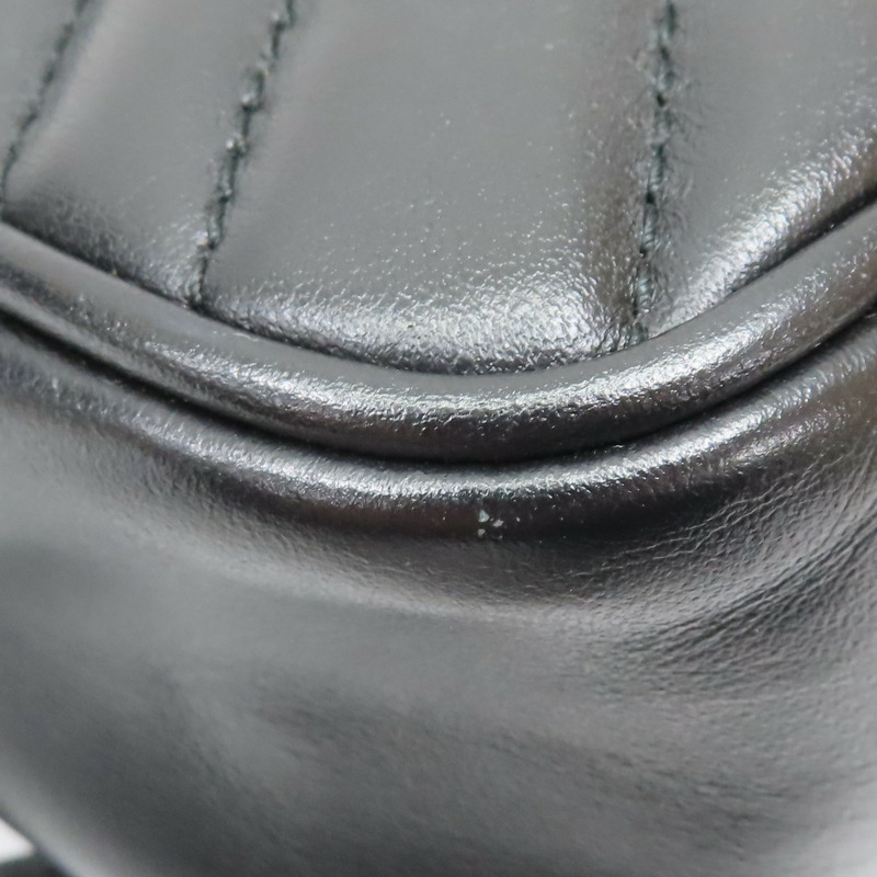 黑色 牛皮 GG Marmont 肩背包【GUCCI 古馳】 446744-16