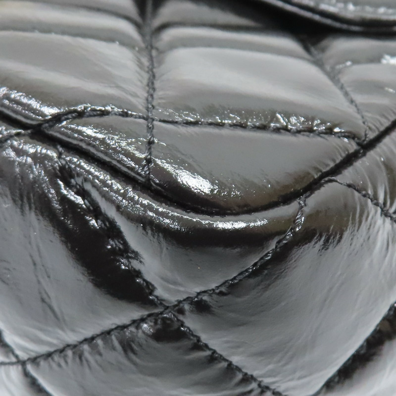 黑色 菱格紋 牛皮 Wavy CC Hobo 肩背包【CHANEL 香奈兒】 AS4322-15