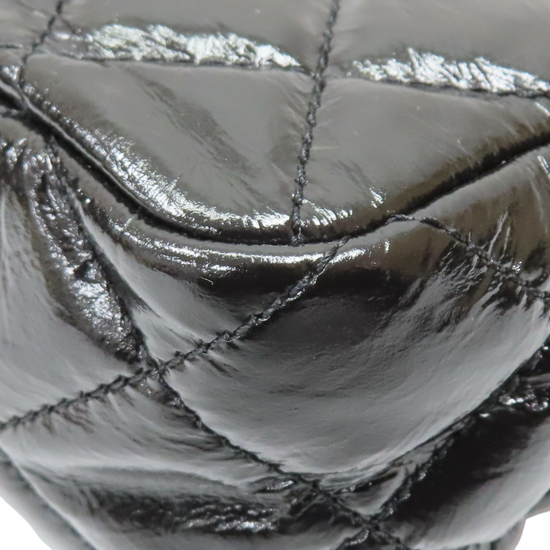 黑色 菱格紋 牛皮 Wavy CC Hobo 肩背包【CHANEL 香奈兒】 AS4322-17