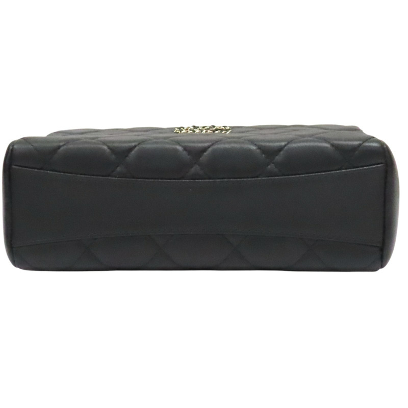 黑色 菱格紋 羊皮 肩背包【CHANEL 香奈兒】-3