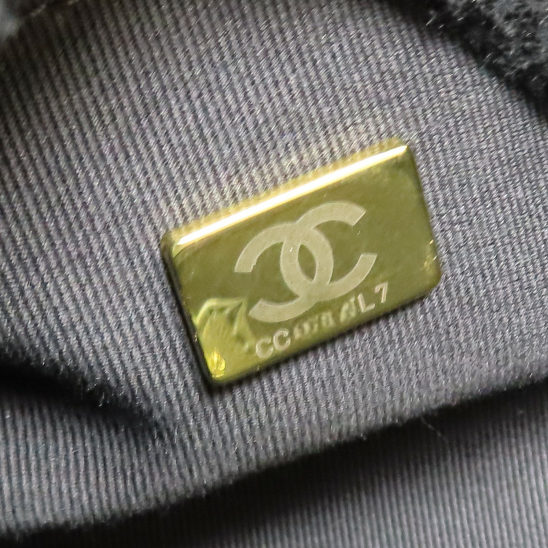 黑色 菱格紋 羊皮 肩背包【CHANEL 香奈兒】-10