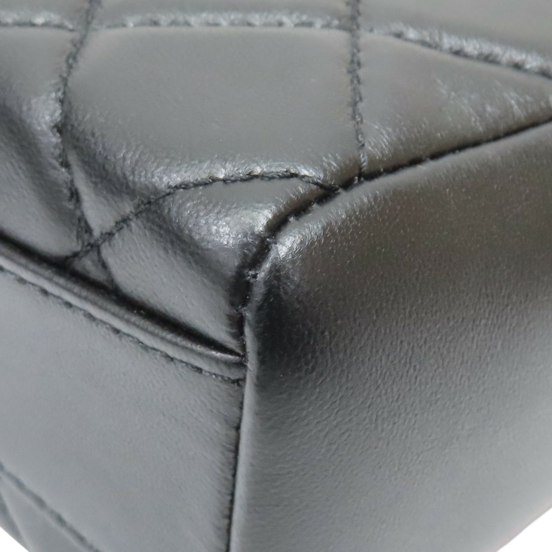 黑色 菱格紋 羊皮 肩背包【CHANEL 香奈兒】-14