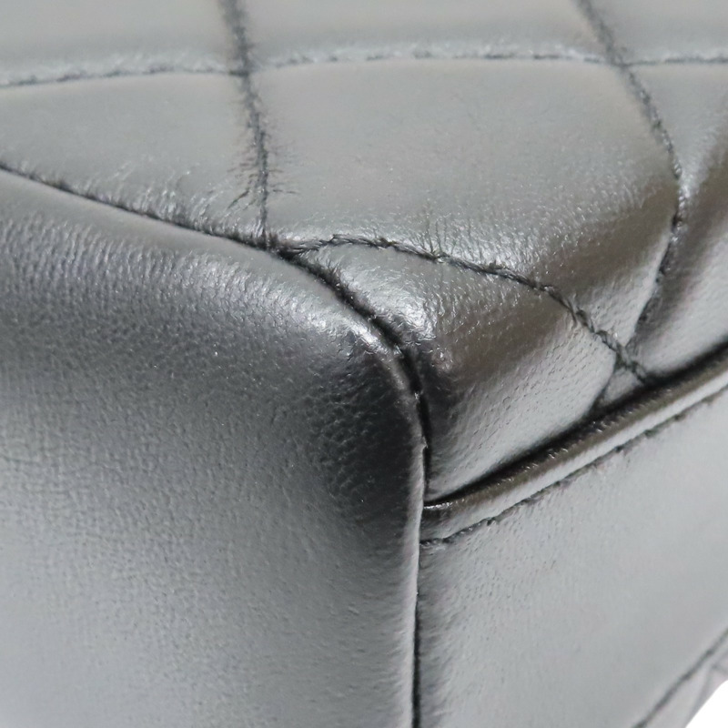 黑色 菱格紋 羊皮 肩背包【CHANEL 香奈兒】-15