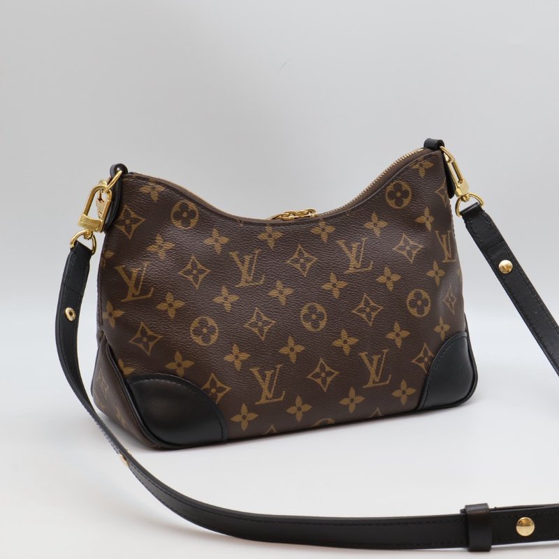 LOUIS VUITTON Boulogne牛角包 - PM黑-2