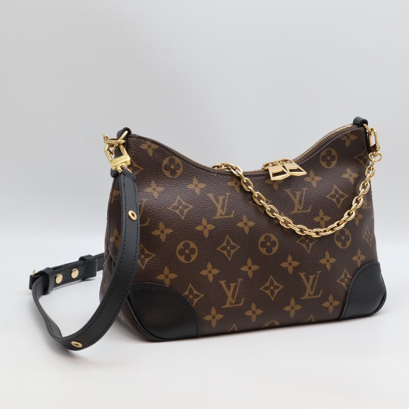 LOUIS VUITTON Boulogne牛角包 - PM黑-11