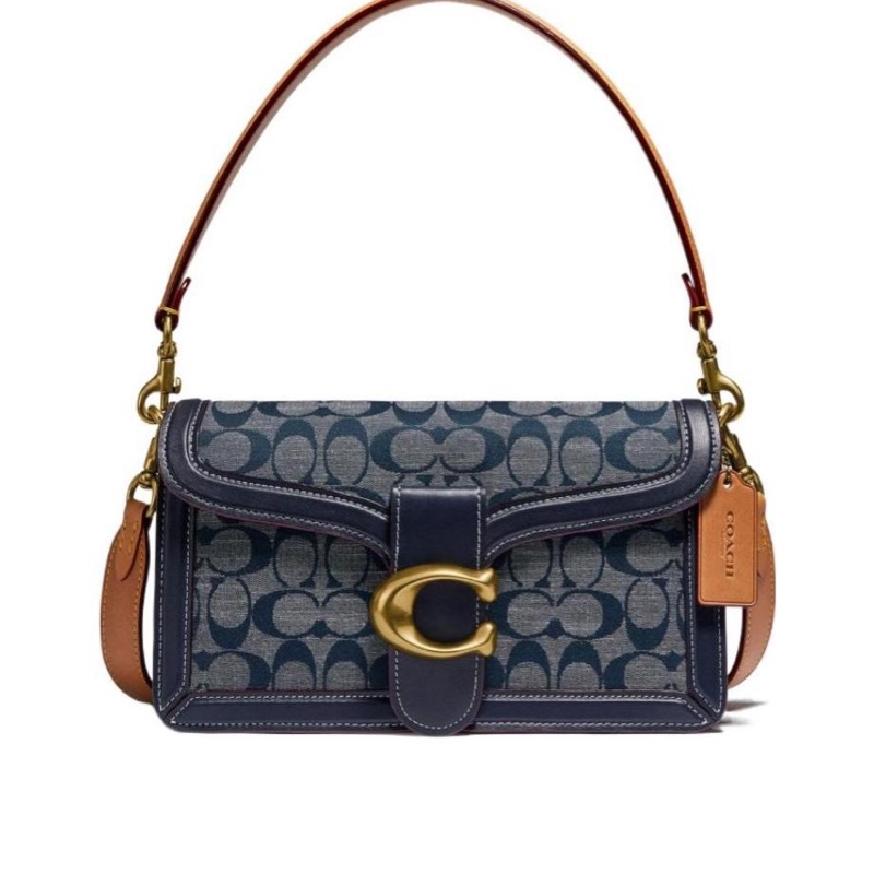 Coach 女士 Tabby 26包 簽名chambray單肩包均碼碼26 X 7.5 X 15 CM-1